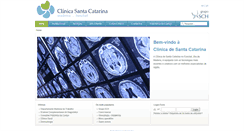 Desktop Screenshot of clinicasantacatarinafunchal.com